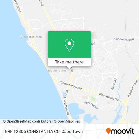 ERF 12805 CONSTANTIA CC map