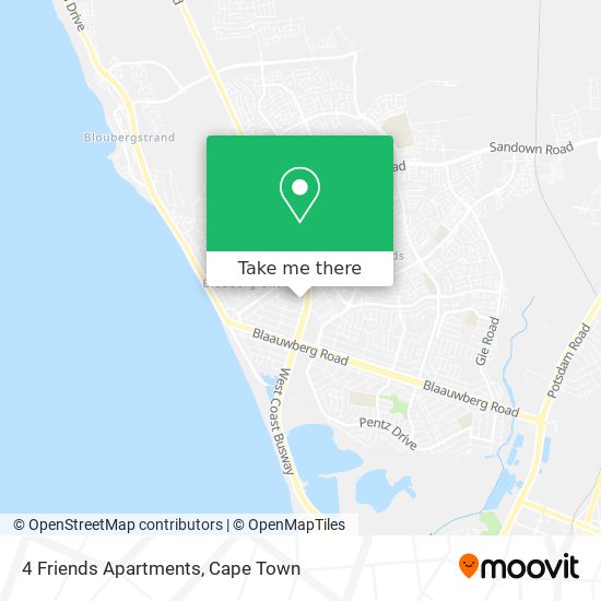4 Friends Apartments map