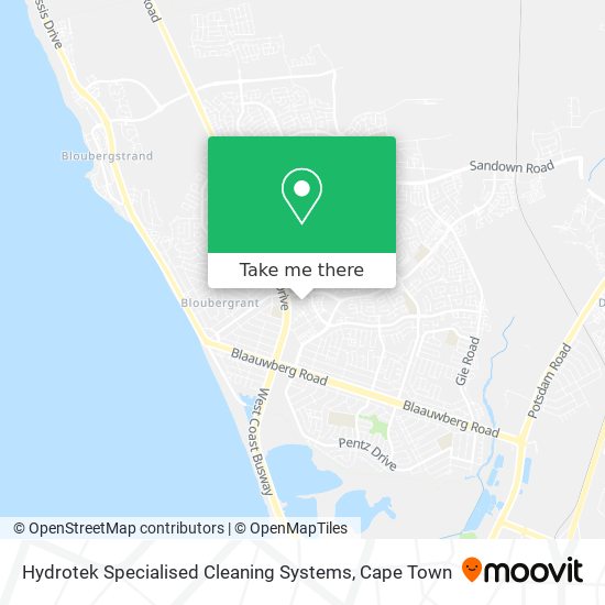 Hydrotek Specialised Cleaning Systems map
