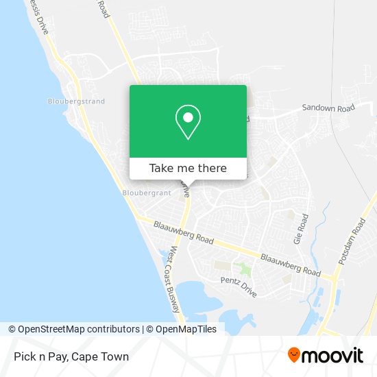 Pick n Pay map