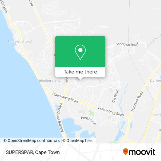 SUPERSPAR map