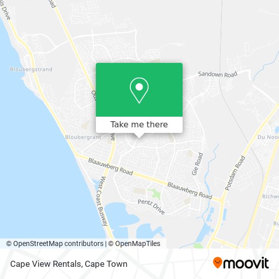 Cape View Rentals map