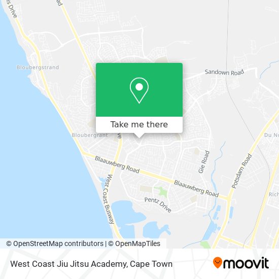 West Coast Jiu Jitsu Academy map