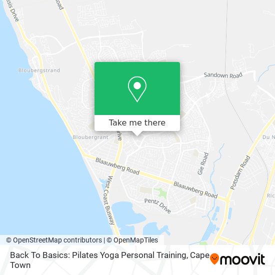 Back To Basics: Pilates Yoga Personal Training map