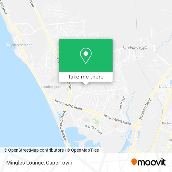 Mingles Lounge map