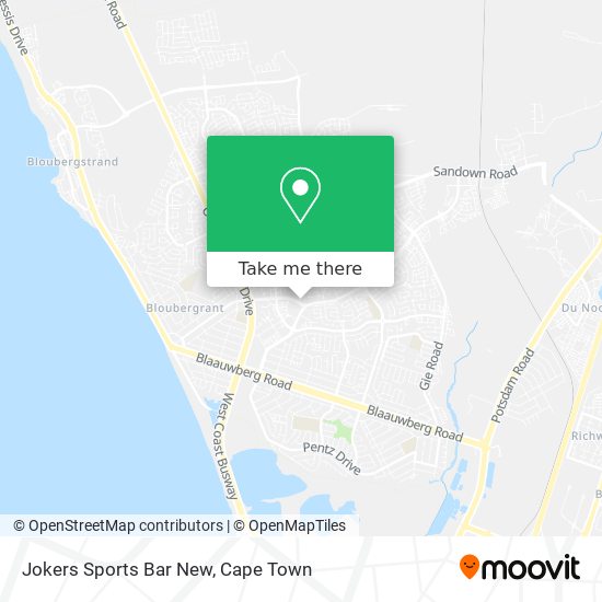 Jokers Sports Bar New map