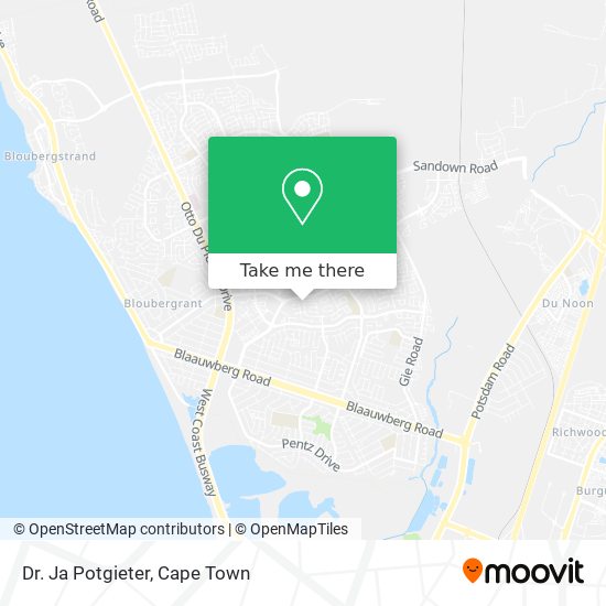 Dr. Ja Potgieter map