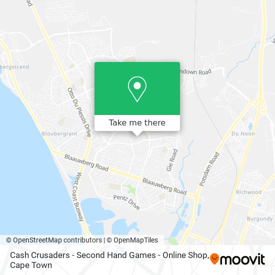 Cash Crusaders - Second Hand Games - Online Shop map
