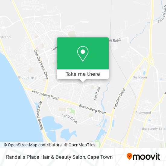 Randalls Place Hair & Beauty Salon map