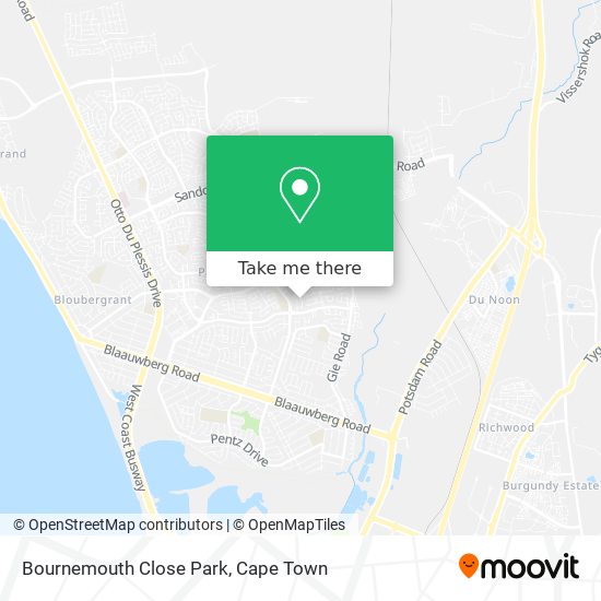 Bournemouth Close Park map