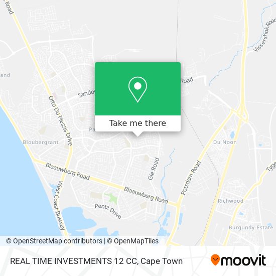 REAL TIME INVESTMENTS 12 CC map