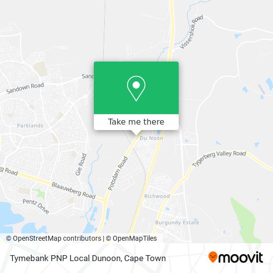 Tymebank PNP Local Dunoon map