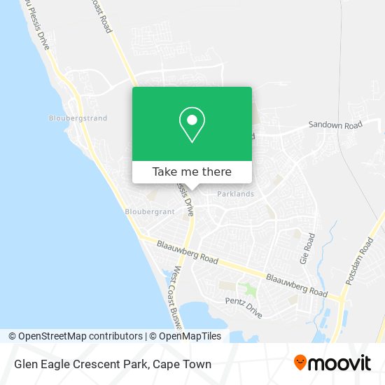 Glen Eagle Crescent Park map