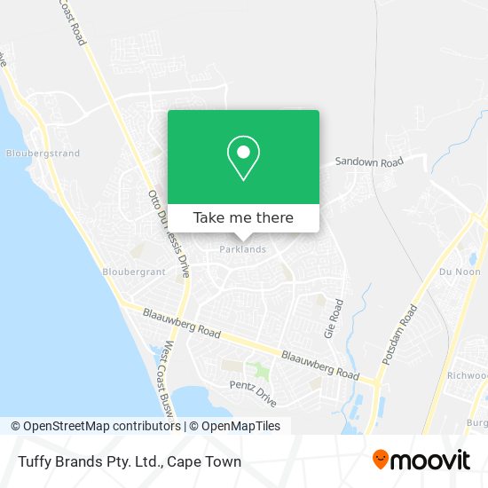 Tuffy Brands Pty. Ltd. map