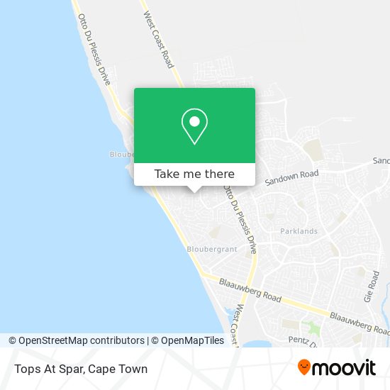 Tops At Spar map