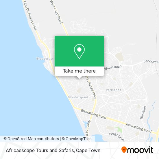 Africaescape Tours and Safaris map