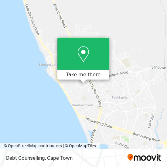 Debt Counselling map