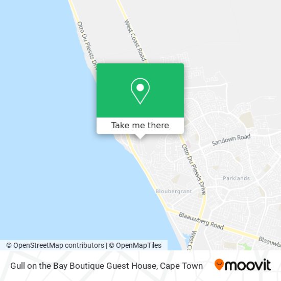 Gull on the Bay Boutique Guest House map