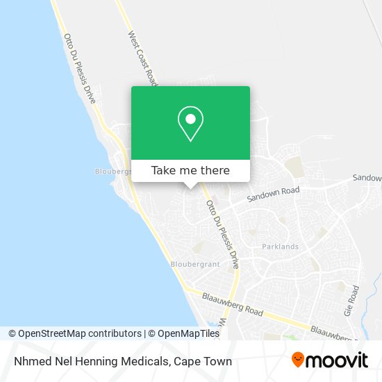 Nhmed Nel Henning Medicals map