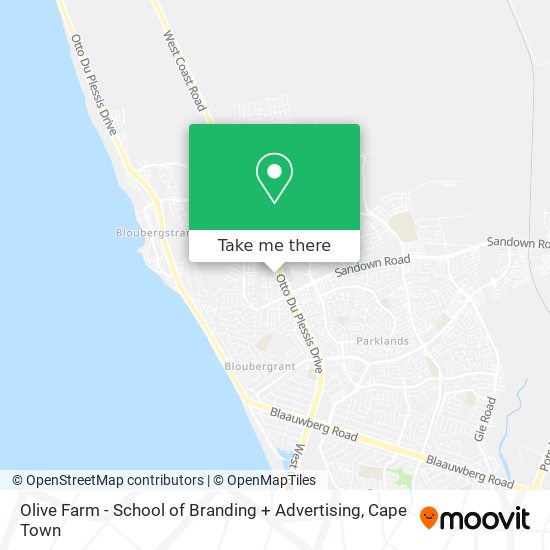 Olive Farm - School of Branding + Advertising map