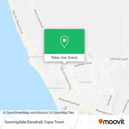 Sunningdale Baseball map