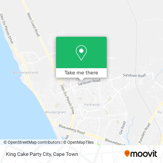 King Cake Party City map
