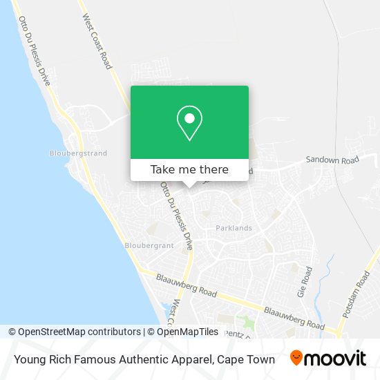 Young Rich Famous Authentic Apparel map