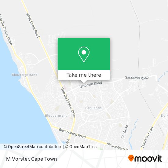 M Vorster map