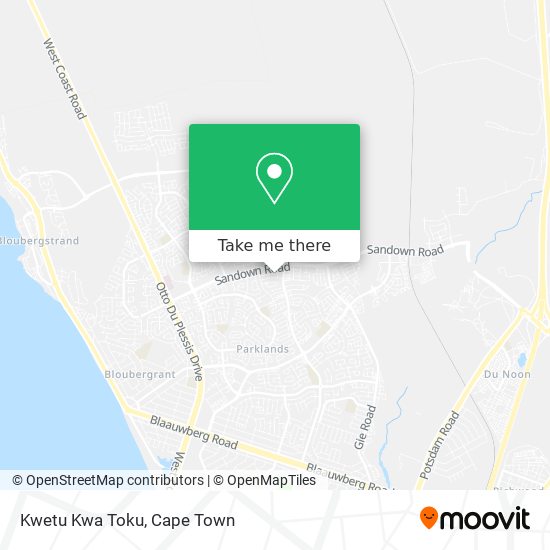 Kwetu Kwa Toku map