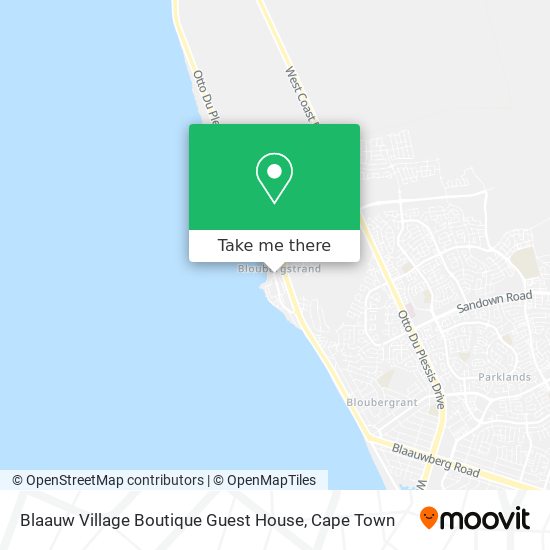 Blaauw Village Boutique Guest House map