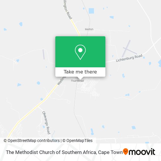 The Methodist Church of Southern Africa map