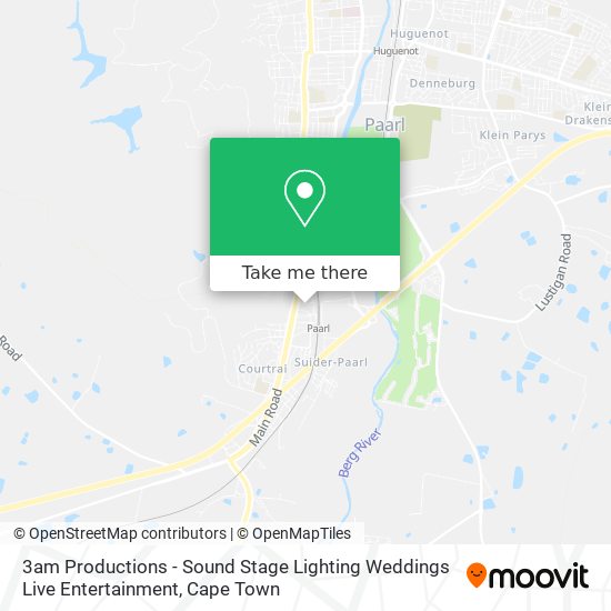 3am Productions - Sound Stage Lighting Weddings Live Entertainment map