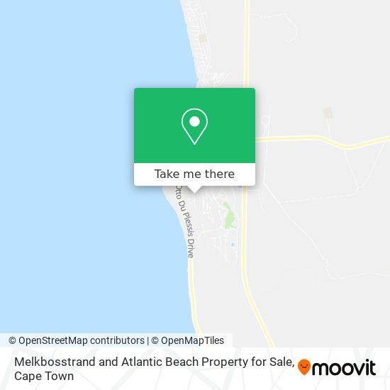 Melkbosstrand and Atlantic Beach Property for Sale map