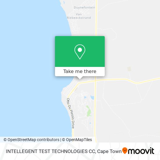 INTELLEGENT TEST TECHNOLOGIES CC map