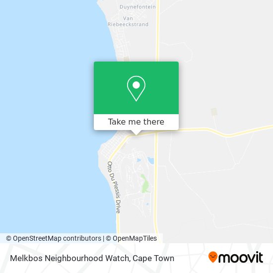 Melkbos Neighbourhood Watch map