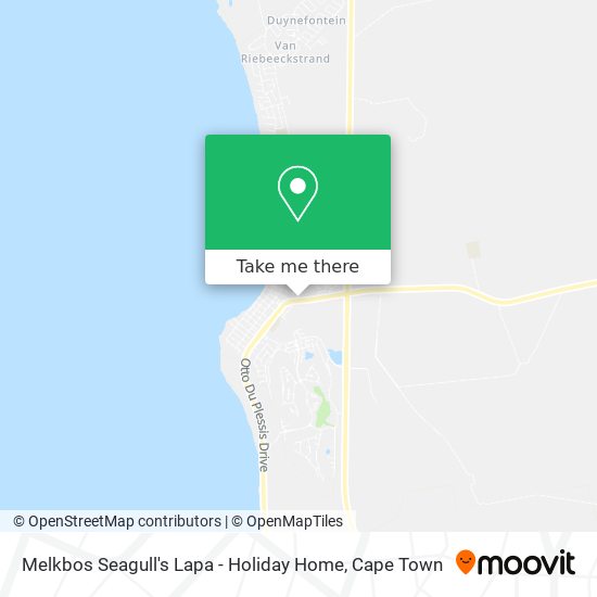 Melkbos Seagull's Lapa - Holiday Home map