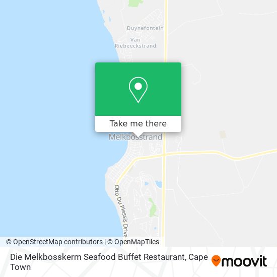 Die Melkbosskerm Seafood Buffet Restaurant map