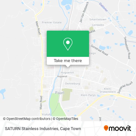SATURN Stainless Industries map