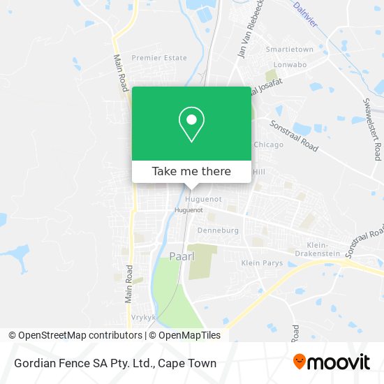 Gordian Fence SA Pty. Ltd. map