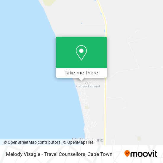 Melody Visagie - Travel Counsellors map