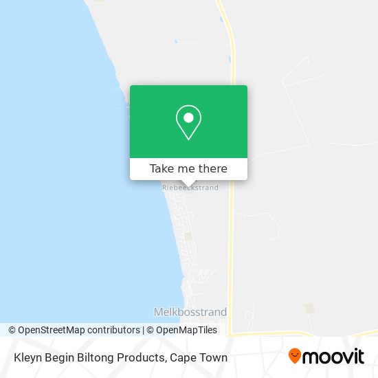 Kleyn Begin Biltong Products map