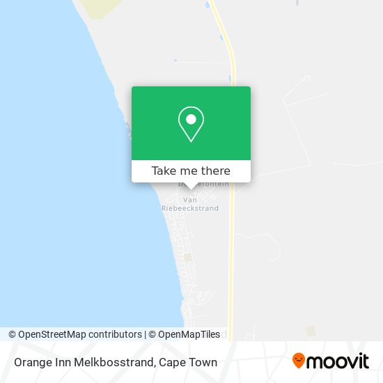 Orange Inn Melkbosstrand map