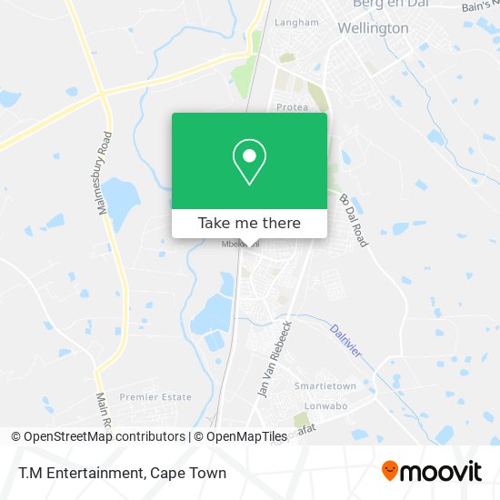 T.M Entertainment map