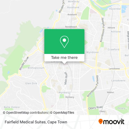 Fairfield Medical Suites map