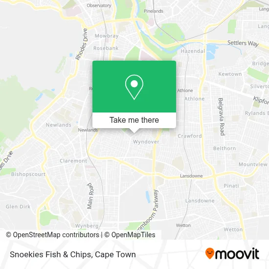 Snoekies Fish & Chips map