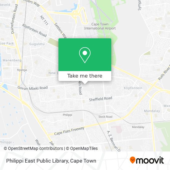 Philippi East Public Library map