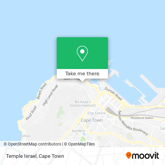 Temple Israel map