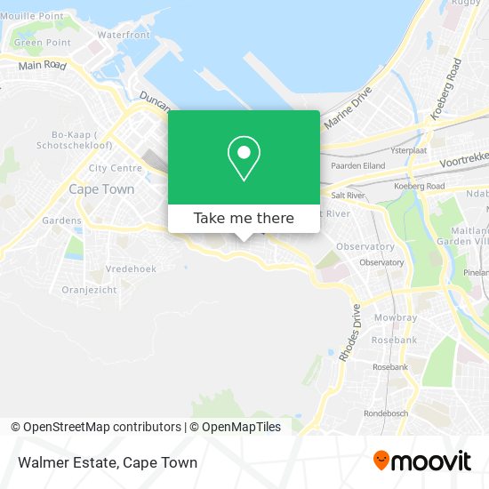 Walmer Estate map