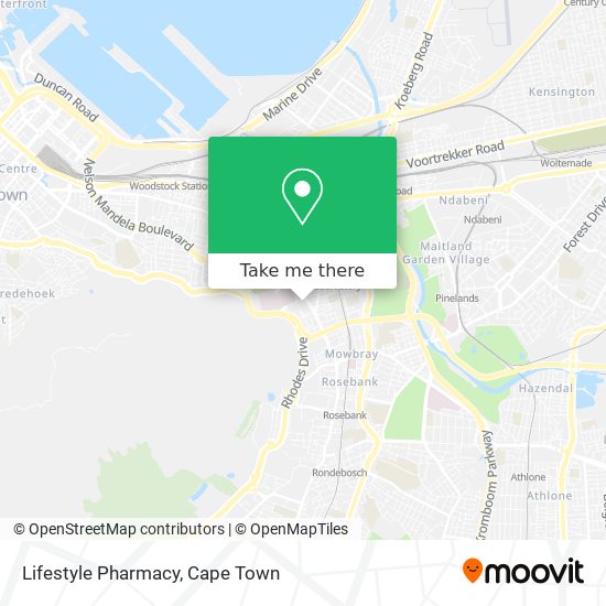 Lifestyle Pharmacy map