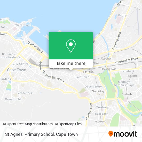 St Agnes' Primary School map